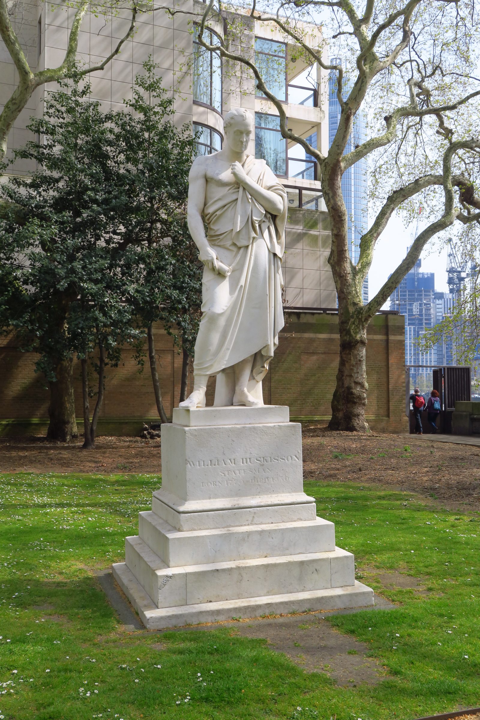 William Huskisson statue David McGill